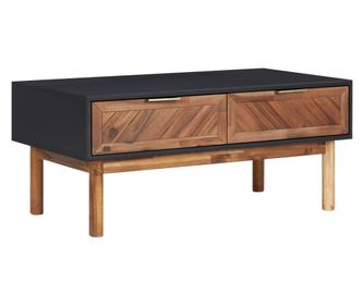 Stolić za kavu, 90x50x40 cm, masivno drvo akacije i MDF