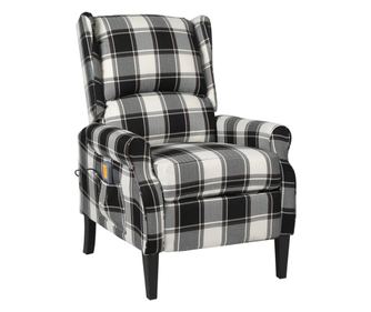 Naslonjač za masažu, višebojni, tekstilni materijal