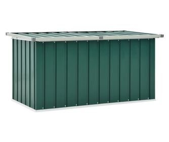 Úložná skříňka na zahradu, zelená, 129 x 67 x 65 cm