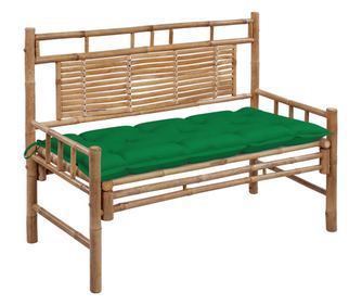 Kerti prnkkal elltott pad, 120 cm, bambusz