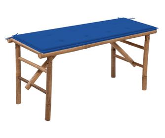 sszecsukhat kerti pad, prnval, 118 cm, bambusz