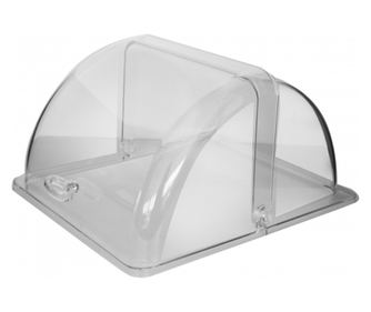 RAKI Capac rolltop policarbonat GN 1/2, 33x27cm