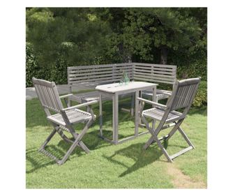 4 rszes szrke bisztr btor kszlet, tmr akcfbl