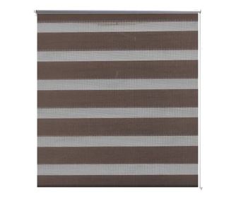 Rolo smeđe zavjese sa zebrastim linijama 50 x 100 cm