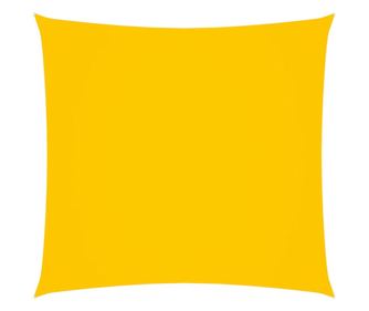 sárga négyzet alakú oxford-szövet napvitorla 4,5 x 4,5 m