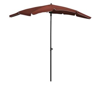 Vrtni suncobran sa šipkom 200 x 130 cm boja cigle