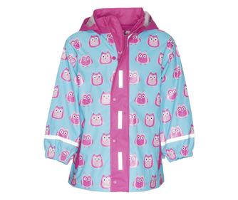 Детски дъждобран, Playshoes, Owls, Аквамарин, 98 СМ