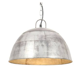 Industriální vintage závěsné svítidlo 25 W stříbrné 41 cm E27