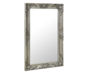 vidaXL Oglindă de perete în stil baroc, argintiu, 50 x 80 cm