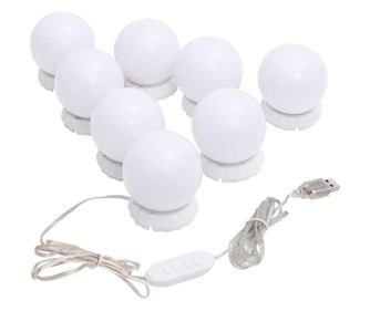 Svjetlo za ogledalo s 8 LED žarulja toplo i hladno bijelo