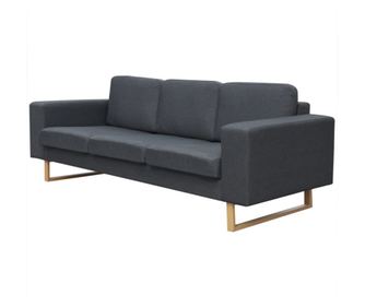 Canapea pentru 3 persoane Gri închis