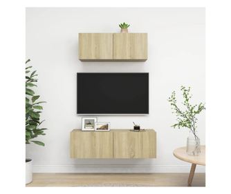 Set TV ormarića, 2 komada, sonoma hrast, iverica