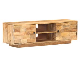 TV komoda, 116x30x35 cm, masivno drvo manga