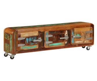 TV komoda, 120 x 30 x 37 cm, reciklirano masivno drvo