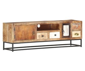 TV komoda, 120 x 30 x 40 cm, reciklirano masivno drvo