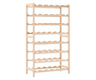 Suport sticle de vin, lemn de cedru, 57,5 x 28 x 102 cm