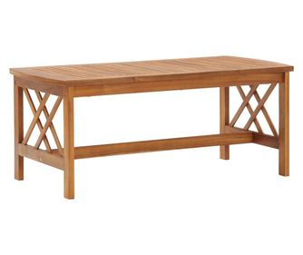 Stolić za kavu, 102 x 50 x 43 cm, masivno drvo akacije