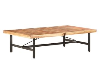 Stolić za kavu, 142x90x42 cm, masivno drvo akacije