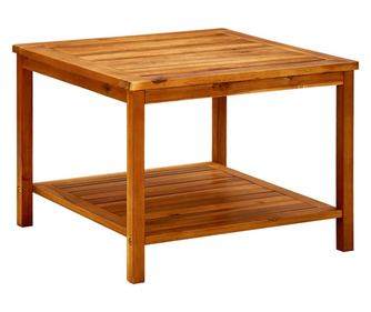 Stolić za kavu, 60x60x45 cm, masivno drvo akacije