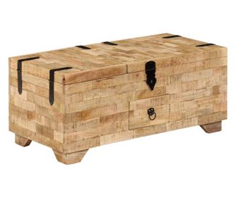 Stolić za kavu, 80 x 40 x 35 cm, masivno drvo manga