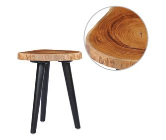 Stolić za kavu, 40 x 45 cm, masivno tikovo drvo