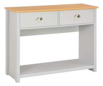 Konzolos asztal, szürke, 97 x 35 x 76 cm