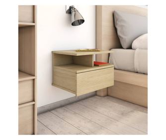 Fggesztett jjeliszekrny, sonoma tlgy, 40x31x27 cm, laminlt fa