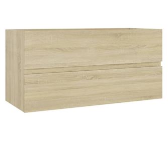 Ormarić za umivaonik boja hrasta sonome 90x38,5x45 cm iverica