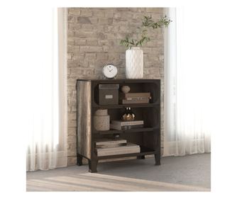 Ντουλάπι Αποθήκευσης, Γκρι, 72x36x82εκ, Μέταλλο και MDF