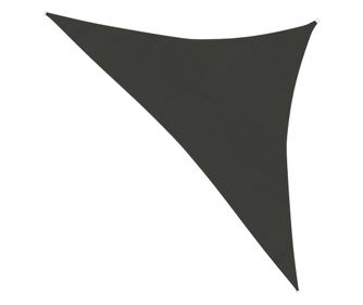 Napvitorla, antracit, 5x5x6 m, HDPE, 160 g/m