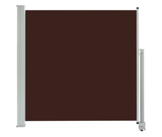 Uvlačiva bočna tenda za terasu 160 x 300 cm smeđa
