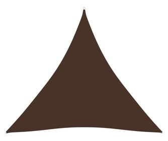 Платно-сенник, Оксфорд плат, триъгълно, 6x6x6 м, кафяво