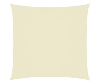 Jedro za zaštitu od sunca od tkanine četvrtasto 3 x 3 m krem