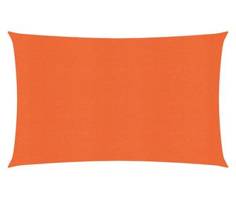 narancssárga HDPE napvitorla 160 g/m² 3,5 x 5 m