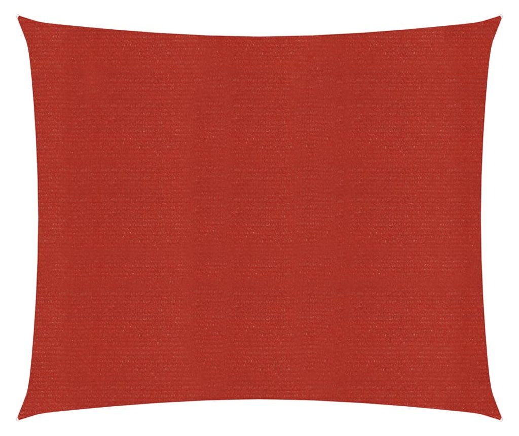 Pânză parasolar, roșu, 2x2 m, HDPE, 160 g/m²