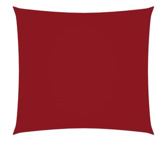 Κόκκινη Τετράγωνη Τέντα, 2.5x2.5 μ, Ύφασμα Oxford