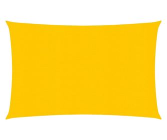 sárga HDPE napvitorla 160 g/m² 3 x 4 m