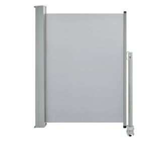 Uvlačiva bočna tenda za terasu 100 x 300 cm siva