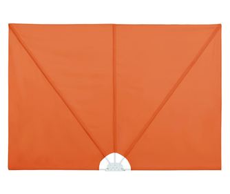 Sklopiva bočna tenda terakota 400 x 200 cm