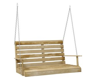 Gugalna klop 110 cm impregnirana borovina