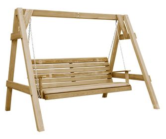 Vrtna gugalnica impregnirana borovina 205x150x157 cm