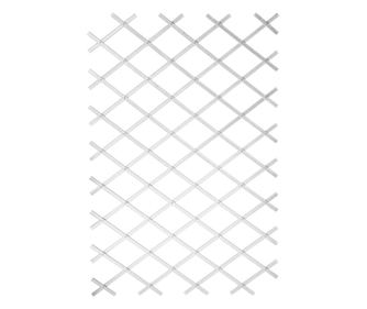 Καφασωτό Κήπου Λευκό 50 x 150 εκ. από PVC 6040701
