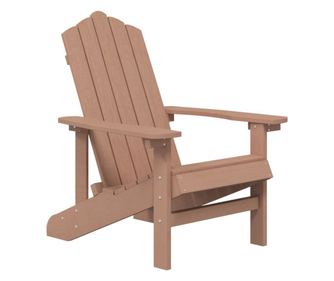 Vrtna stolica Adirondack HDPE smeđa