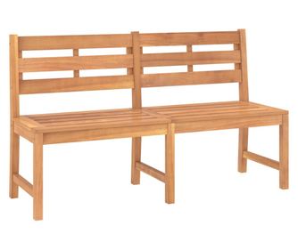 Vrtna klupa 150 cm od masivne tikovine