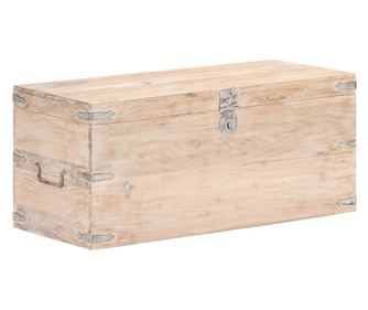 Úložná truhla 90 x 40 x 40 cm masivní akáciové dřevo