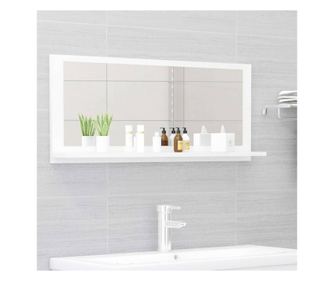 Fnyes fehr frdszobatkr, 90 x 10,5 x 37 cm, laminlt fa