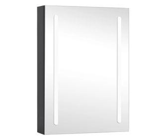 LED шкаф с огледало за баня, 50x13x70 см