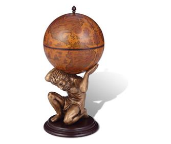 Globus Bar Stalak za Vino Dezen Atlasa