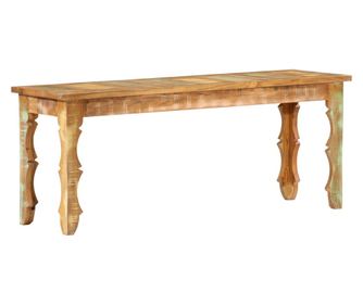 Trdna klop iz recikliranega lesa, 110x35x45 cm