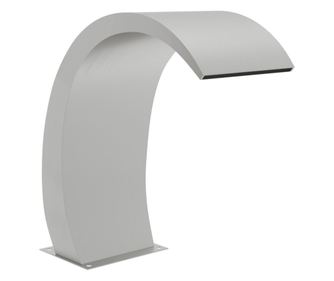 Slap za bazen z LED lučkami 22x60x70 cm nerjaveče jeklo 304